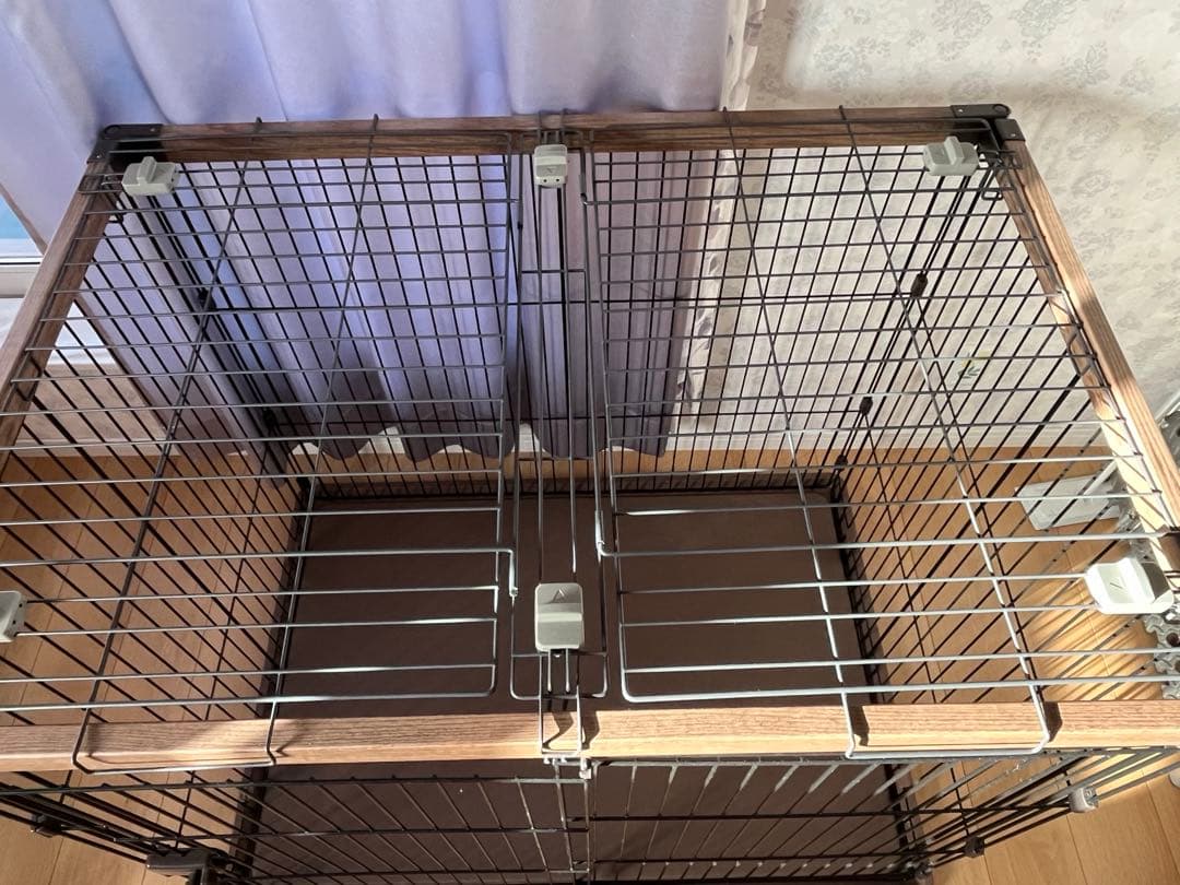 犬用ケージ 金属製 オープントップ