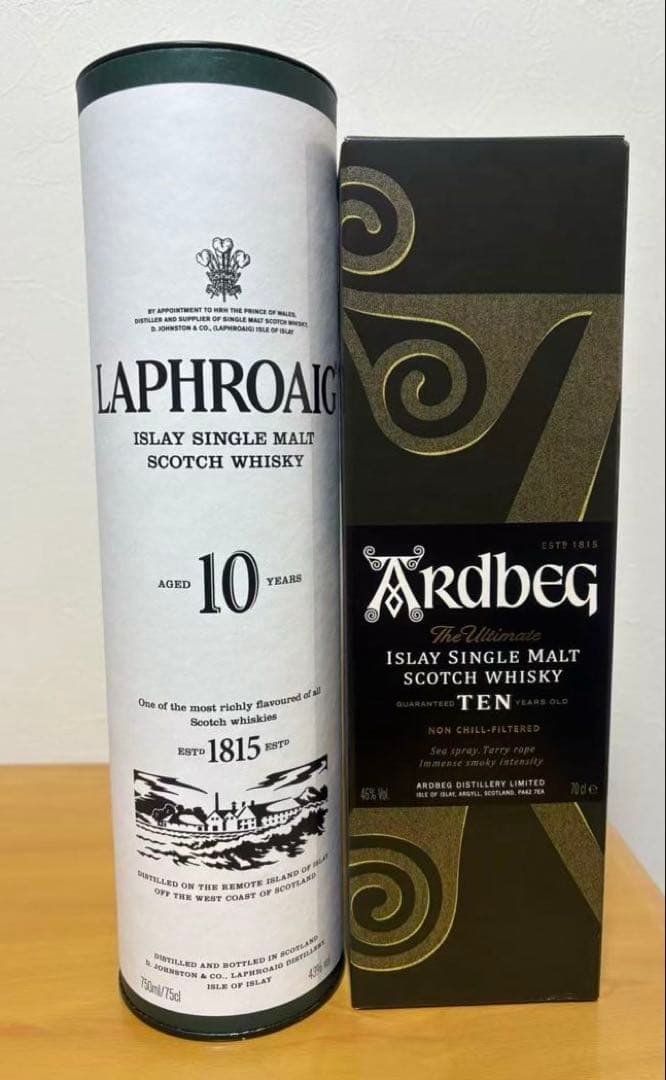 ラフロイグ 10年 1本 アードベッグ 10年 1本 - メルカリ