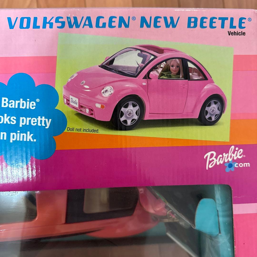 新品未使用 バービー フォルクスワーゲン ニュービートル 車 ミニカー