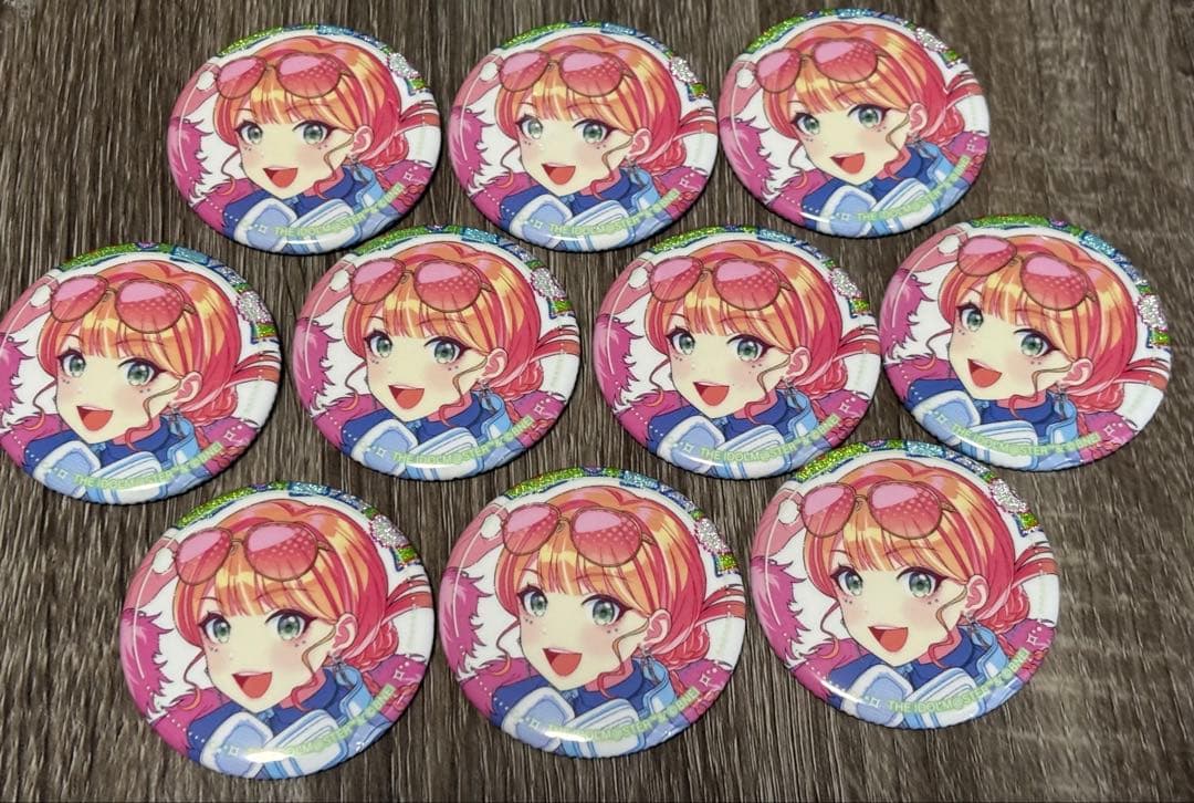 学園アイドルマスター 紫雲 清夏 ミラクルナナウ 特訓前 缶バッジ 10個