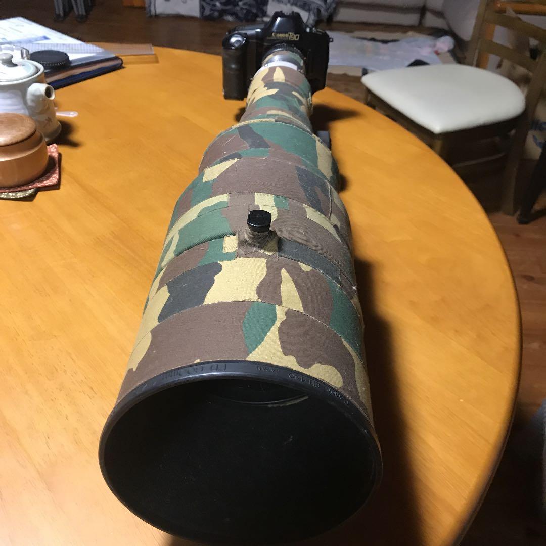 キャノンの望遠レンズです。現在も野鳥撮影に使っています。