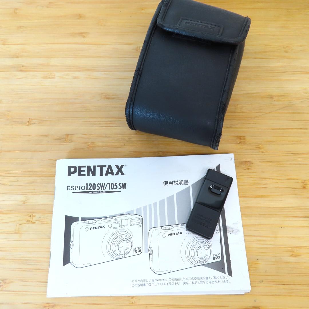 PENTAX ESPIO 120SW フィルムカメラ リモコン・取説付き 動作確認OK