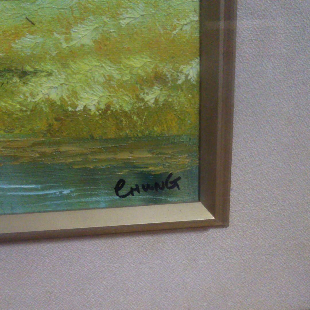 癒し画 油絵 絵画 風景画 F6サイズ原画 絵画 油絵風景画癒しの風景