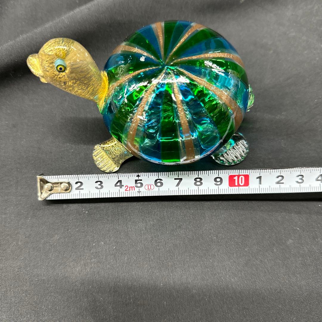値下！【VINTAGE】MURANO ガラス 置物 タートル 亀