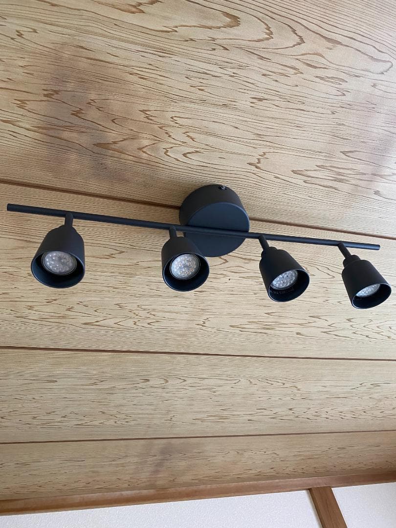 IKEA シーリングライト クヌートボー knutbo黒 IKEA 4灯シーリング