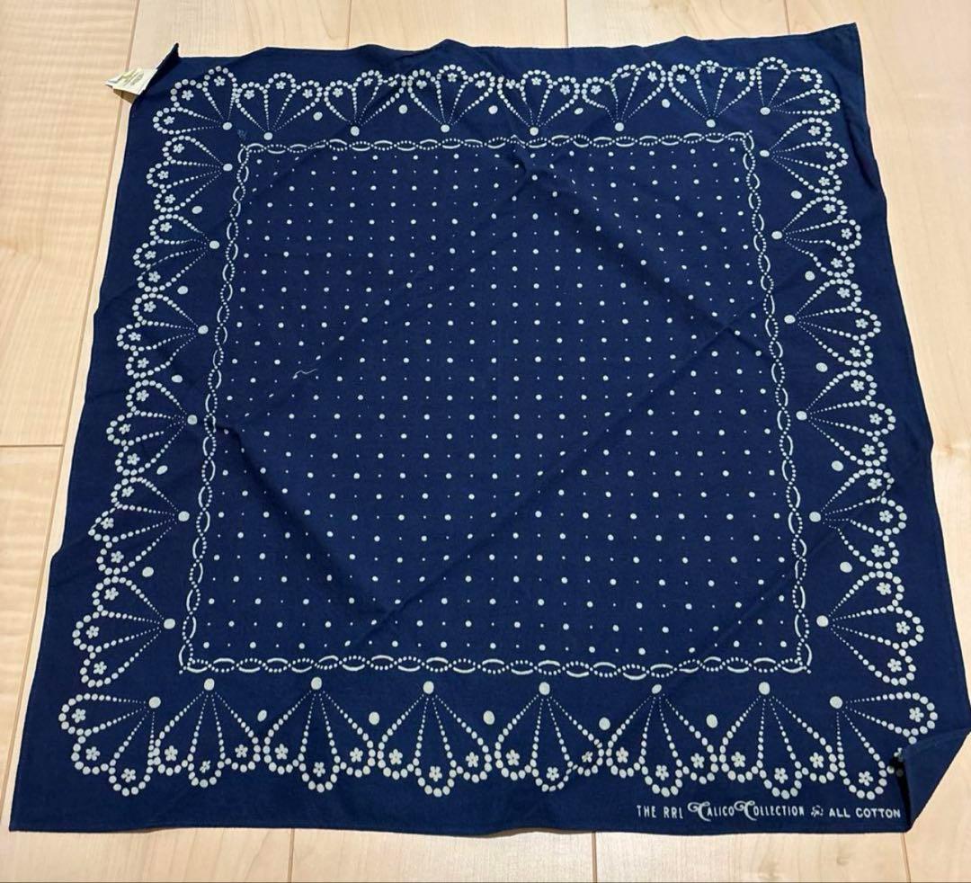 ダブルアールエル　インディゴ　バンダナ