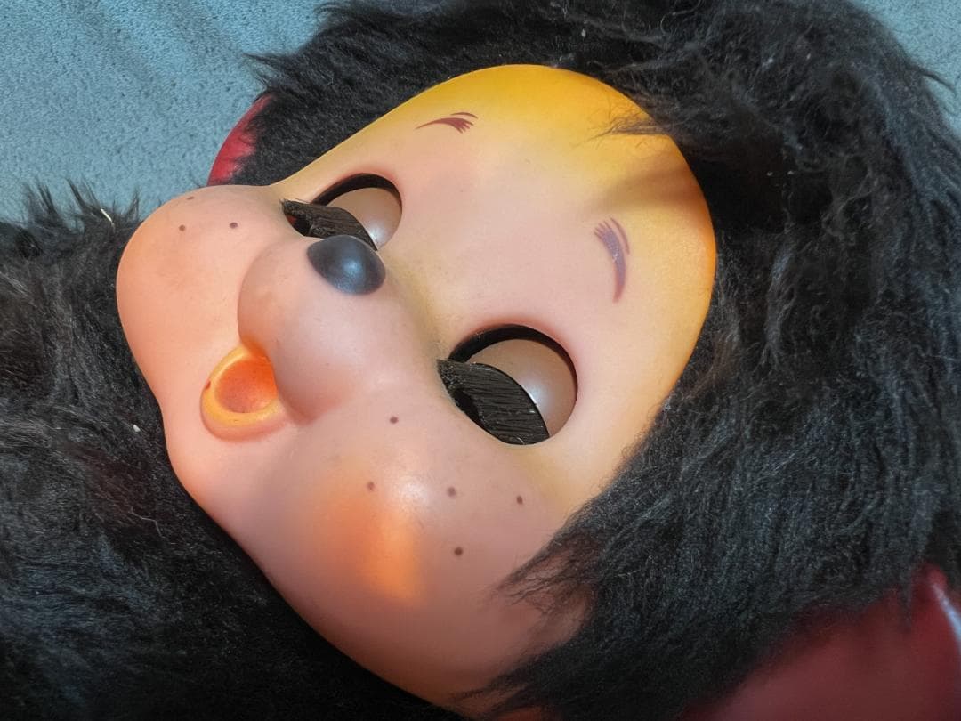 d*2様 レア 70年代 モンチッチ まごころの人形 大助くん スリープアイ 茶