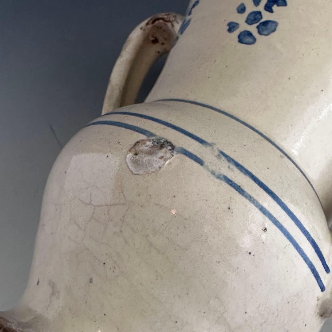 茶道具 和蘭陀 時代 水指 骨董 アンティーク オランダ 細水指 茶会