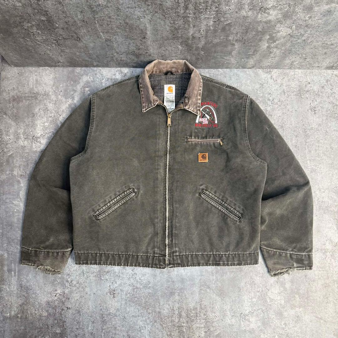 カーハートデトロイトジャケット J97 MOS - メルカリ
