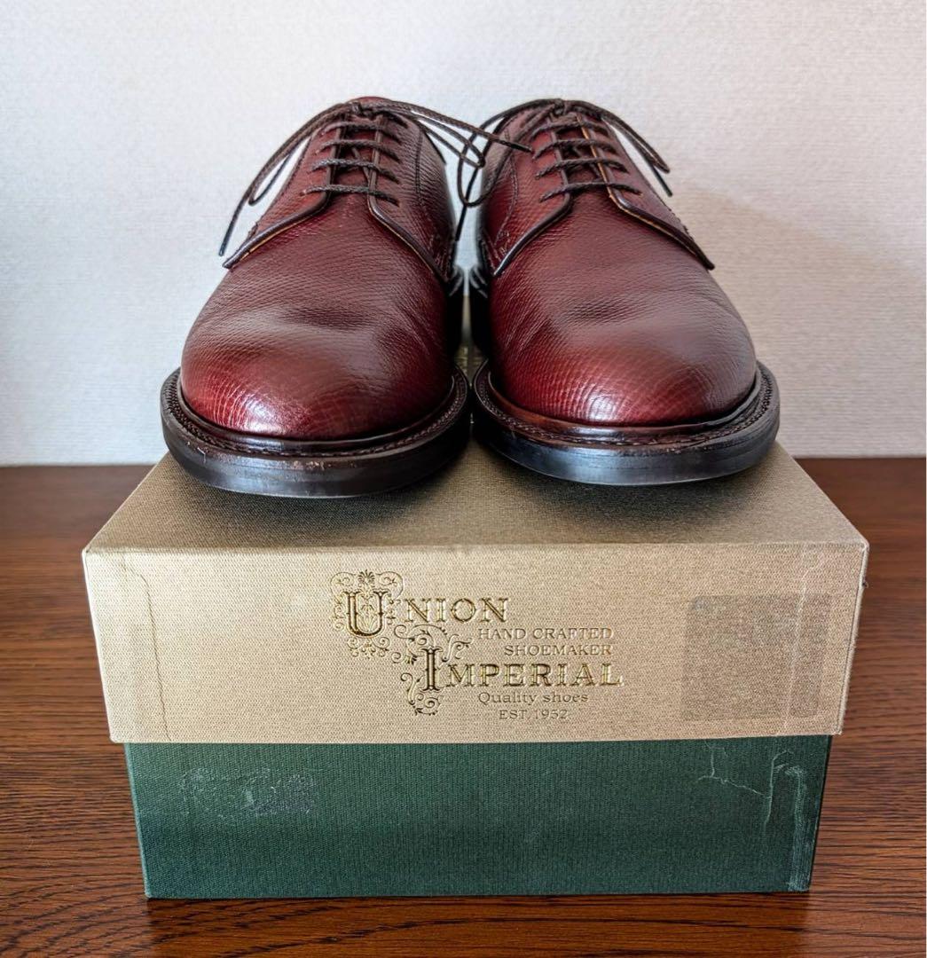 UNIONIMPERIAL カントリー　プレーントゥ　ブラウン