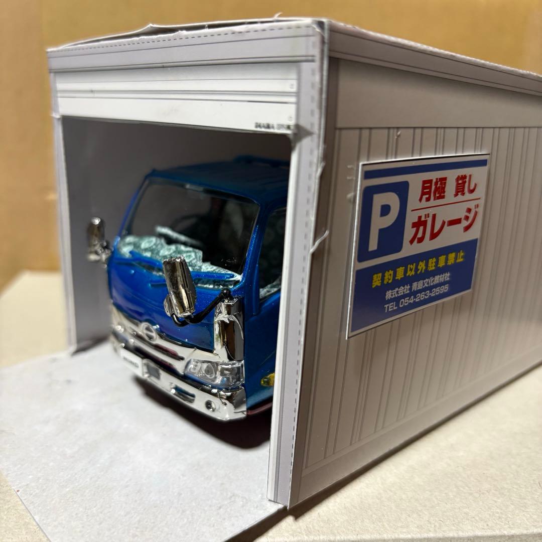 楽プラ デュトロ 完成品 メタリック塗装 プラモデル デコトラ 1/32 再