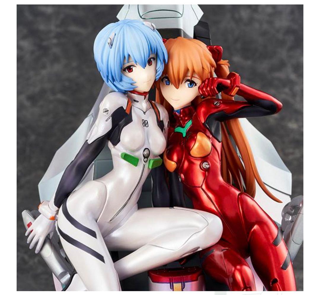 EVASTORE限定カラー版 新世紀エヴァンゲリオン レイ＆アスカ フィギュア