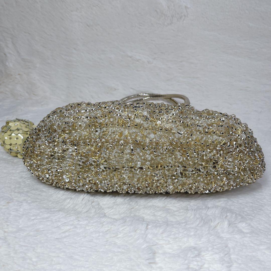 希少✨ほほ未使用　アンテプリマ ボストン ワイヤーバッグ　ゴールド　チャーム付き