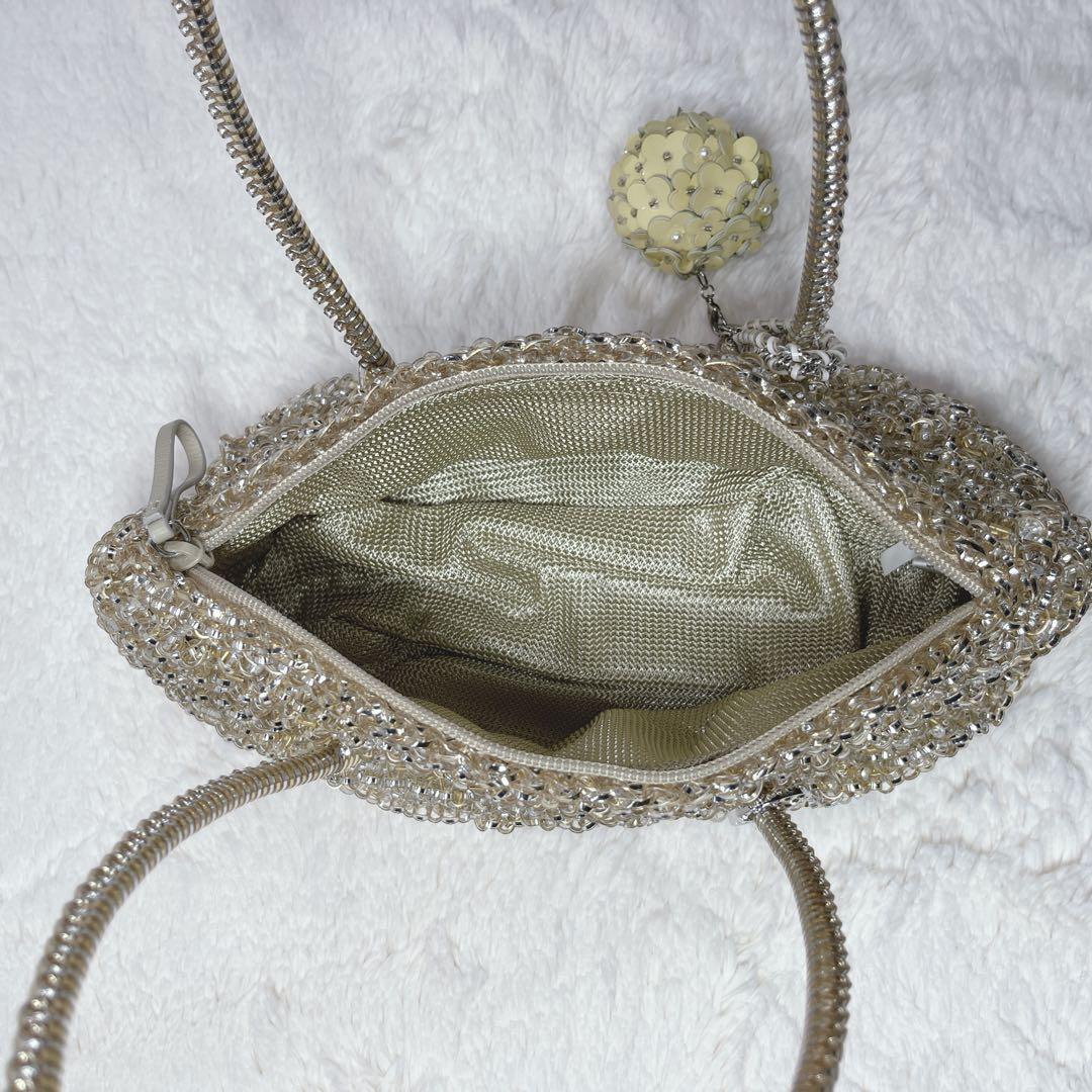 希少✨ほほ未使用　アンテプリマ ボストン ワイヤーバッグ　ゴールド　チャーム付き