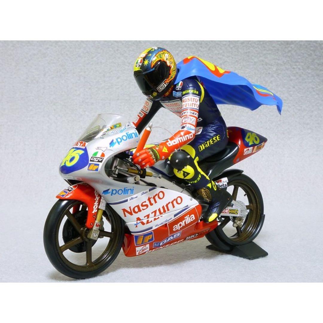希少】ミニチャンプス 1/12 aprilia125 & V.ロッシ 1997