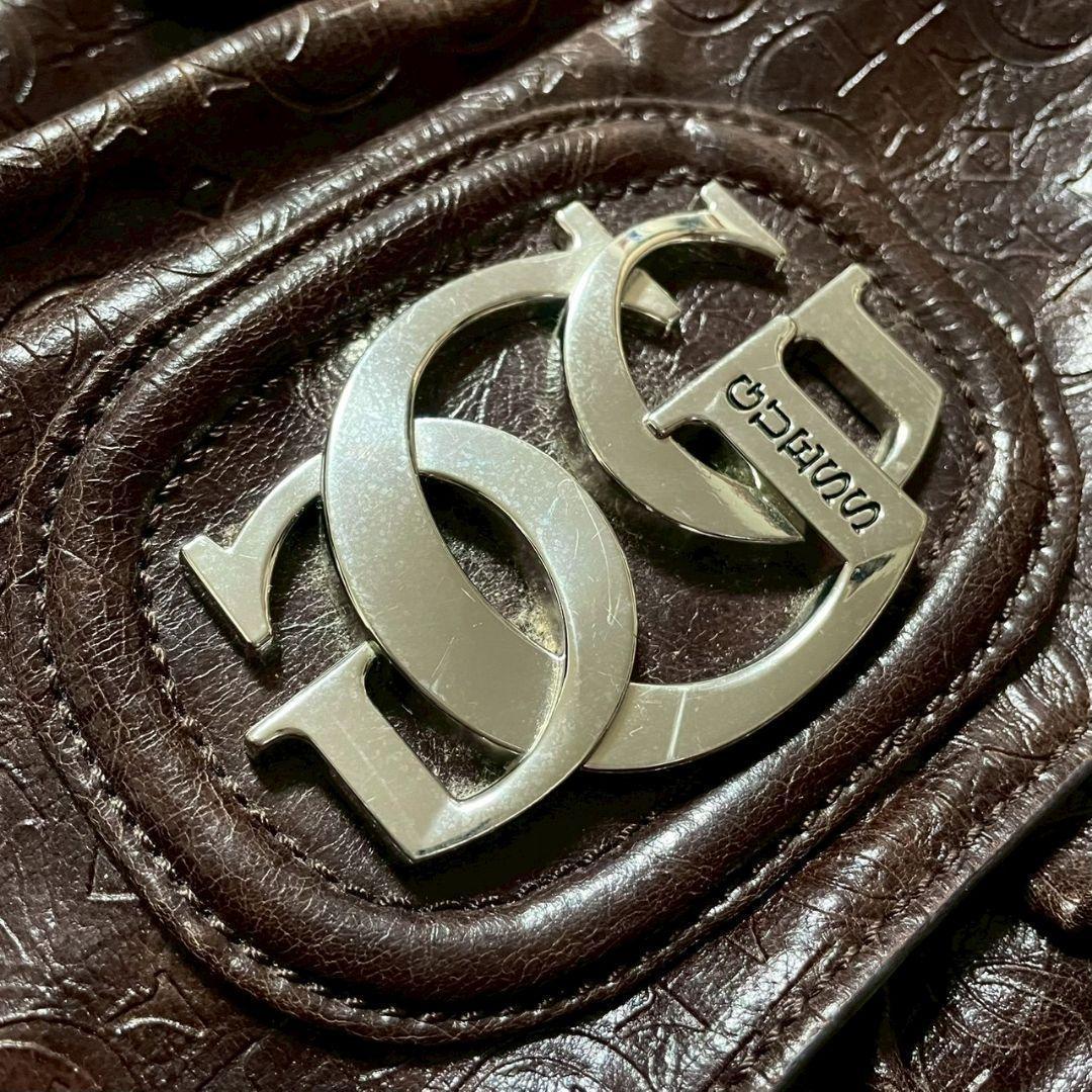GUESS ゲス Y2K ハンドバッグ　総柄　デカロゴ　ブラウン