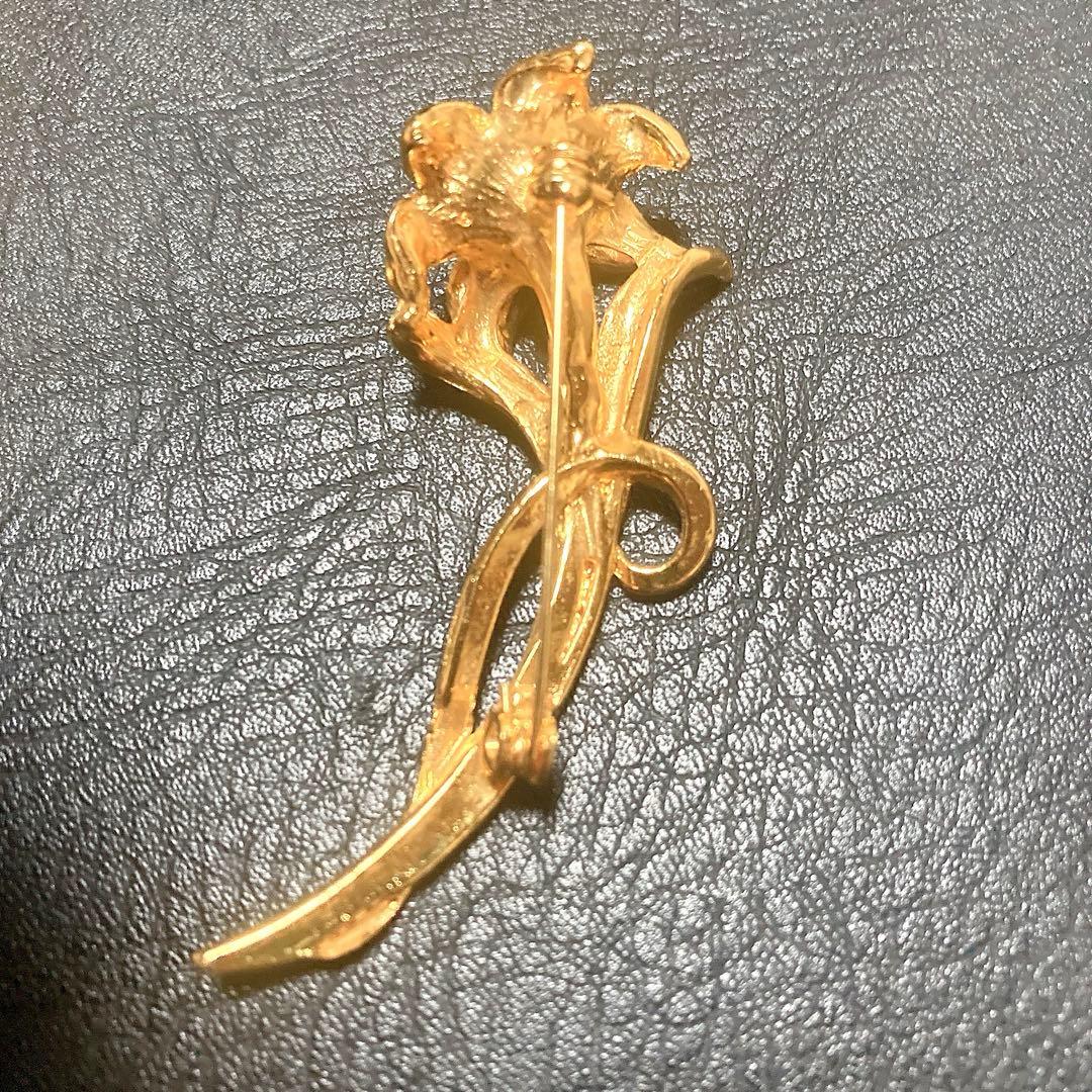 ゴールドアクセサリー リング ネックレス ブローチ ３点まとめ売り