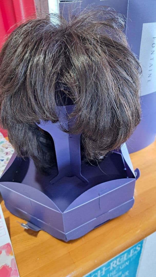 ショートウィッグ フォンテーヌダークブラウン 自然色