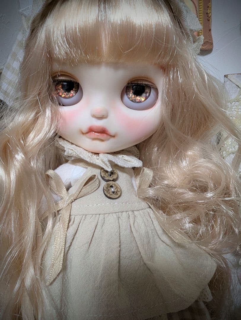 カスタムアイシードール『デビルちゃん』サラサラブラックボブヘア