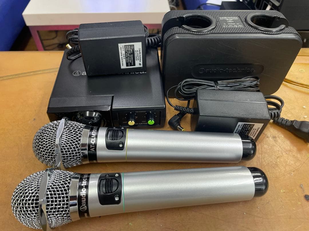 audio-technica ワイヤレスセット CR700+CLM7000極上