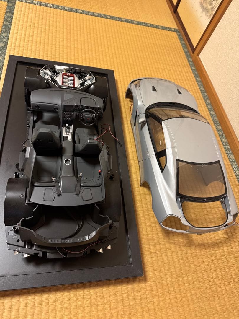 日産 NISSAN GT-R シルバー ディアゴスティーニ ジャンク品