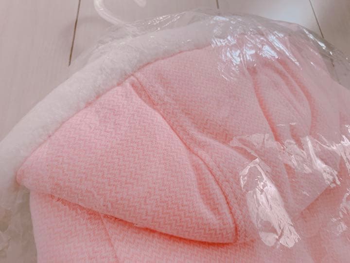 新品タグ付き☆ファミリア　familiar ジャンプスーツ　７０サイズ　ピンク