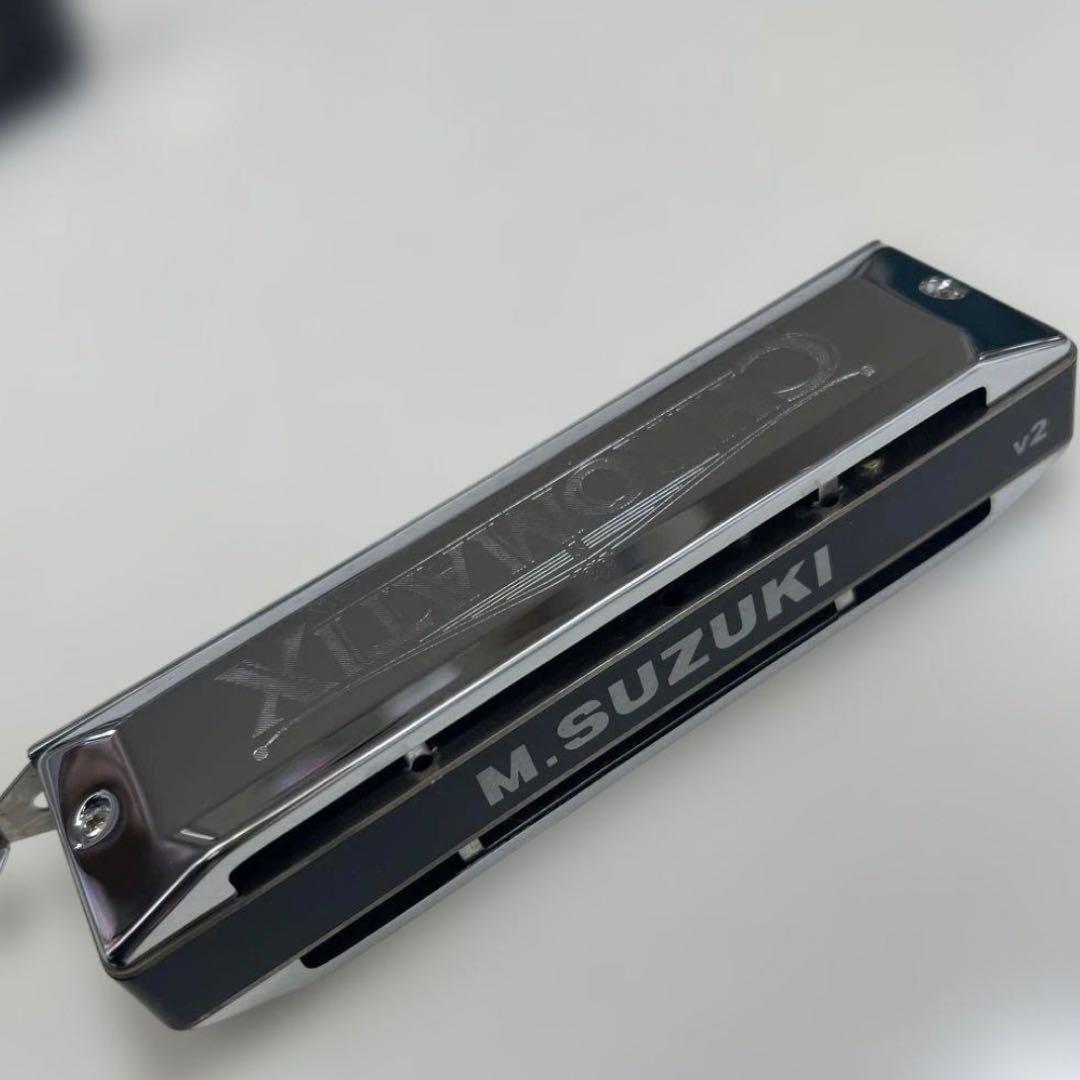 【美品】M.SUZUKIクロマチックハーモニカ SCX-48 C調 日本製