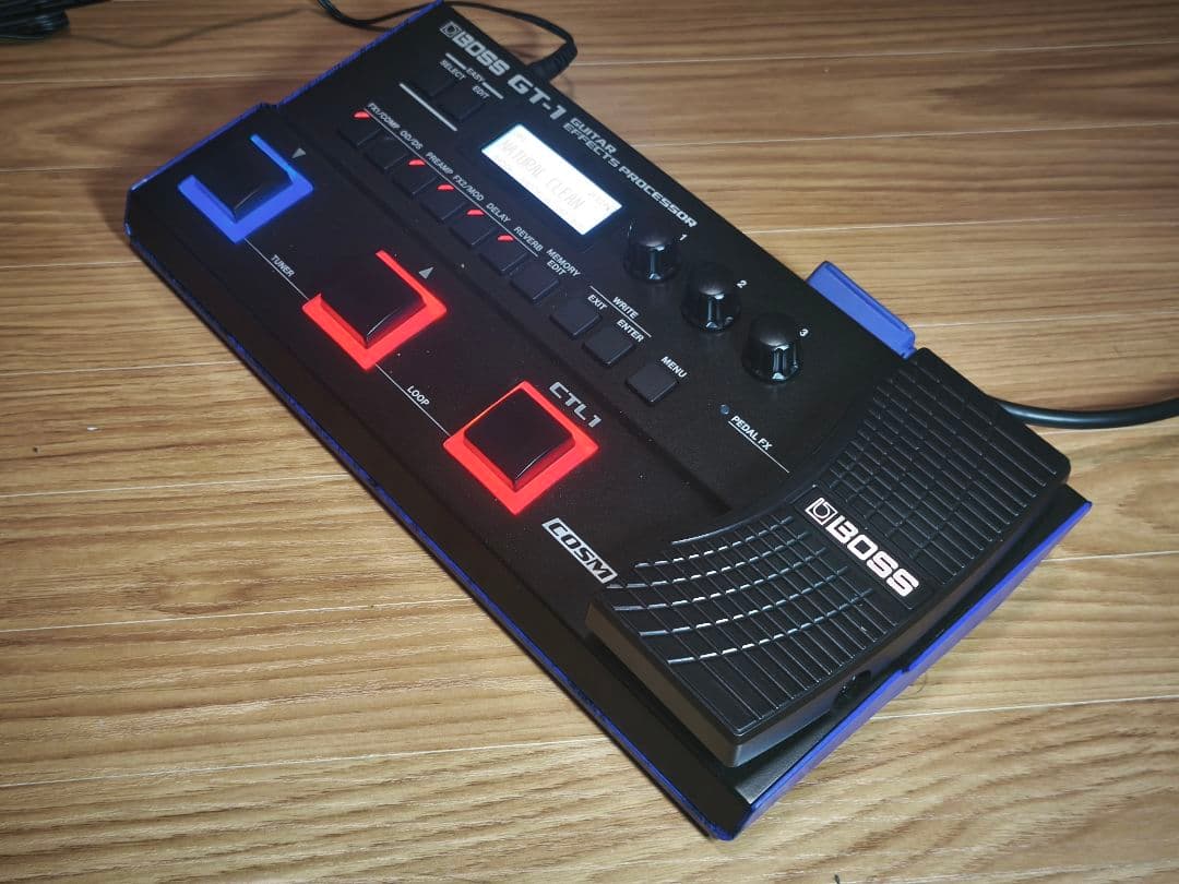 BOSS GT-1 ギターエフェクター フットスイッチ(FS-7)付き