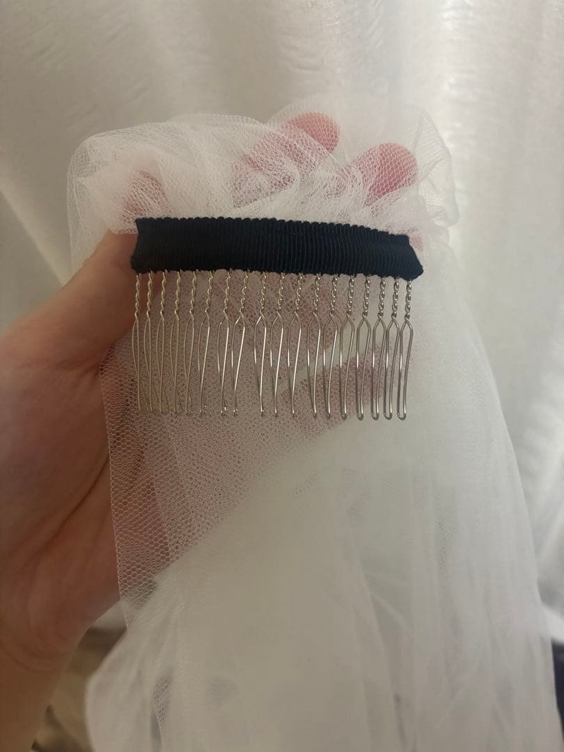 ショートベール TAKAMIBRIDAL ダブルホースヘアベール