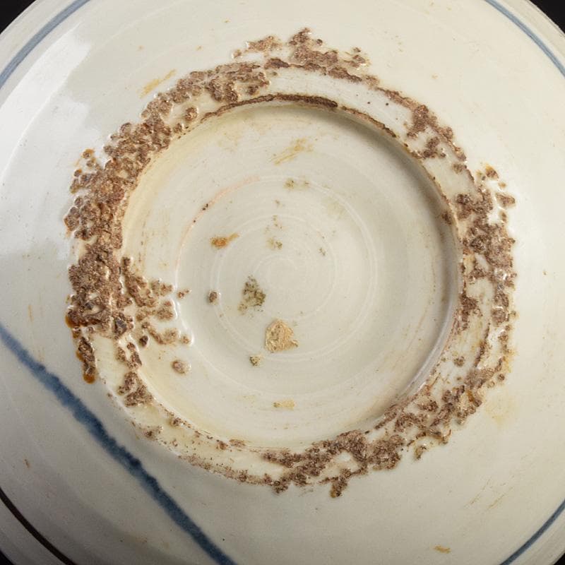 朝鮮美術 李朝 高麗白磁 染付 花文 長頸瓶 V R4920