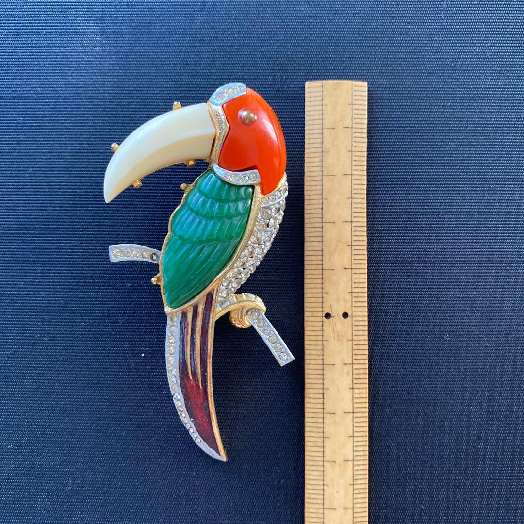 ヴィンテージ ブローチ 数字刻印