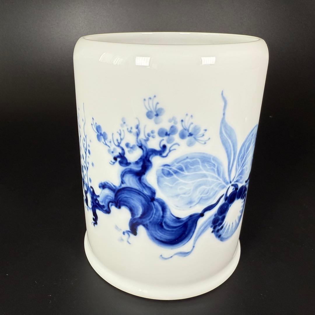 新品 マイセン キリンビアマグコレクション ブルーオーキッド1点共箱