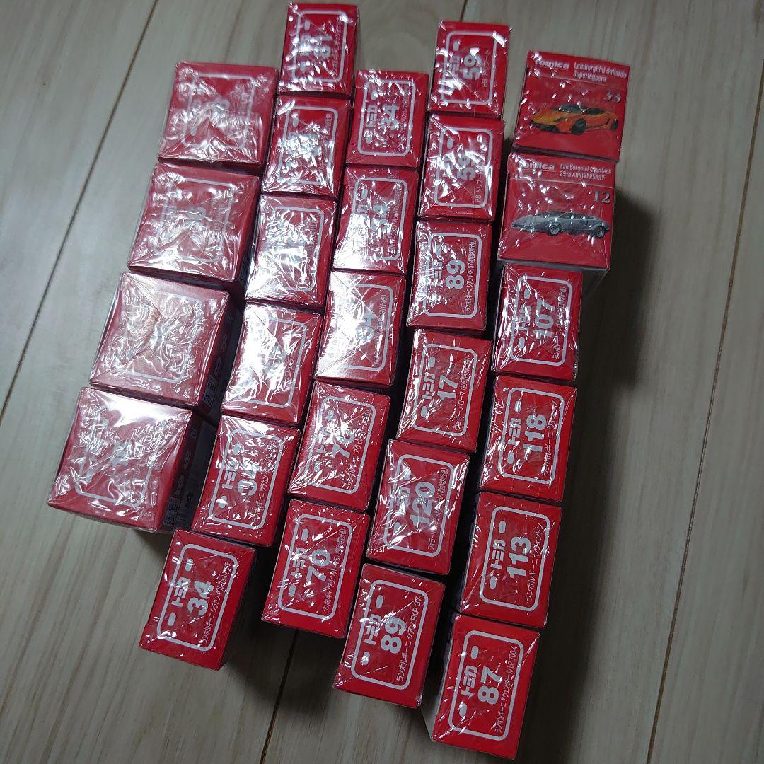 トミカ　ランボルギーニ　フェラーリ　27台　初回　通常　発売記念仕様 まとめ売り