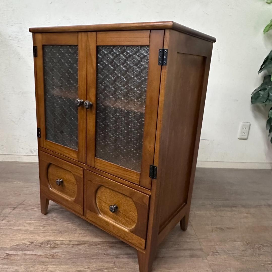 レトロシリーズアンティーク調キャビネット 食器棚