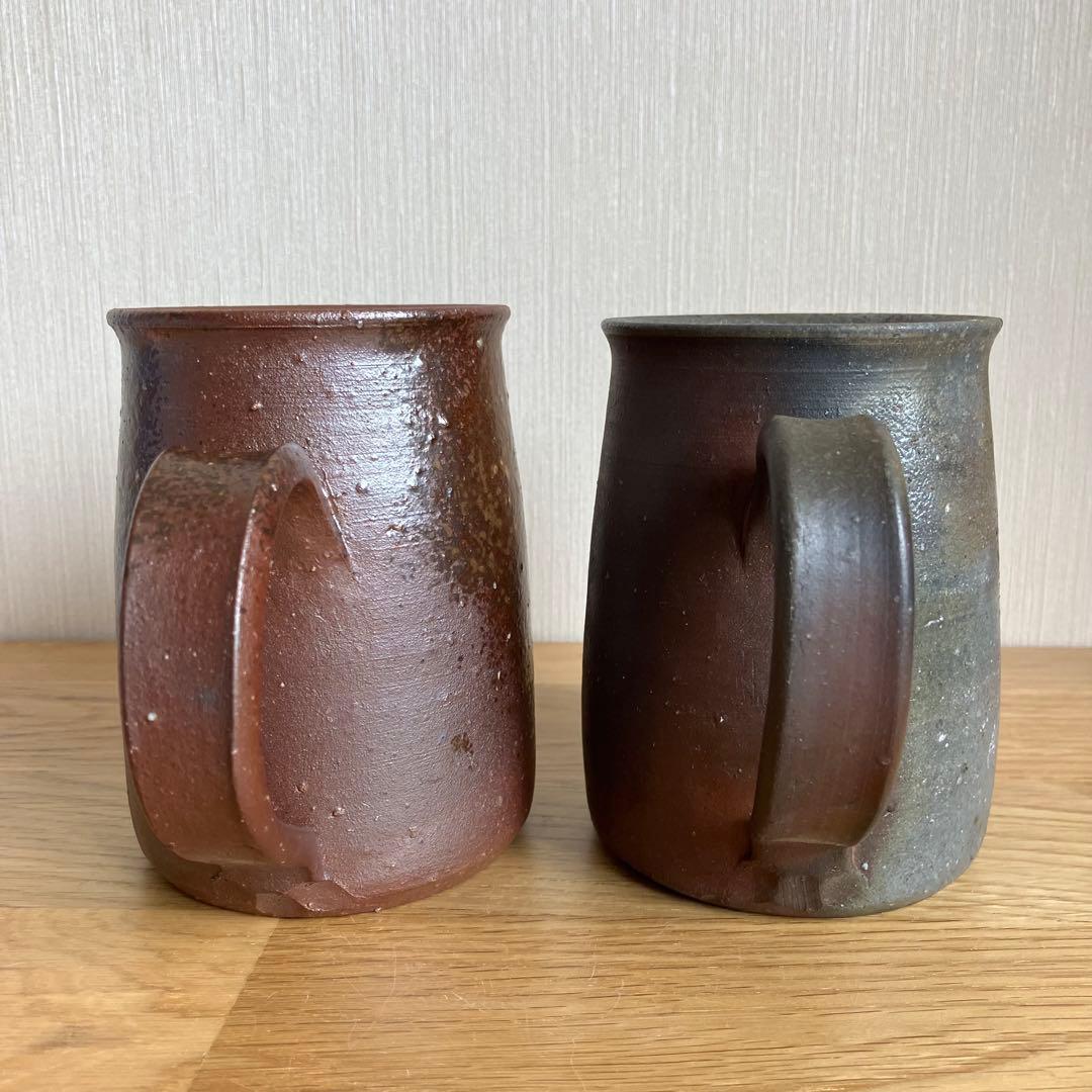 備前焼 ジョッキ マグカップ ペア ※｜備前焼 ジョッキ マグカップ ペア