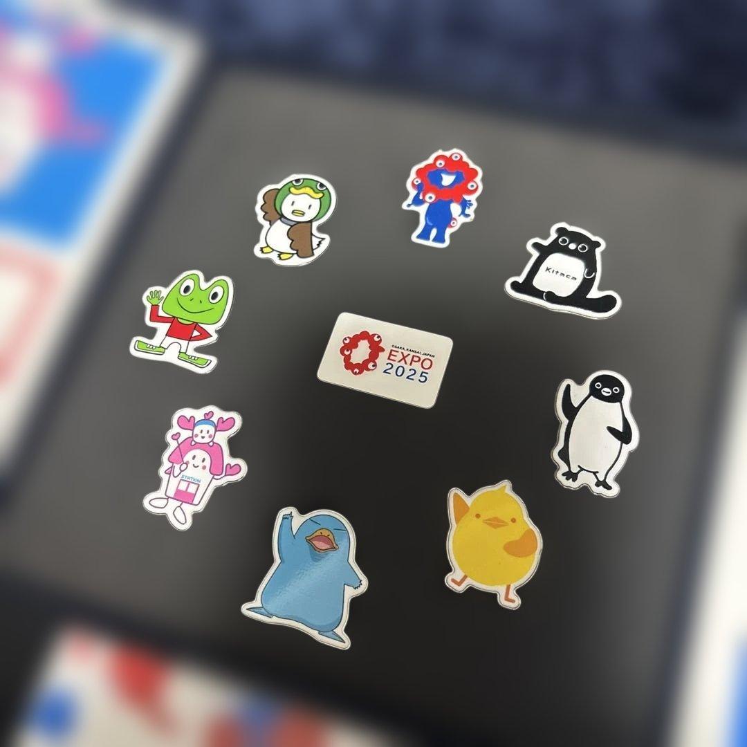 大阪関西万博　JR キャラクター　ピンバッジ セット　ミャクミャク