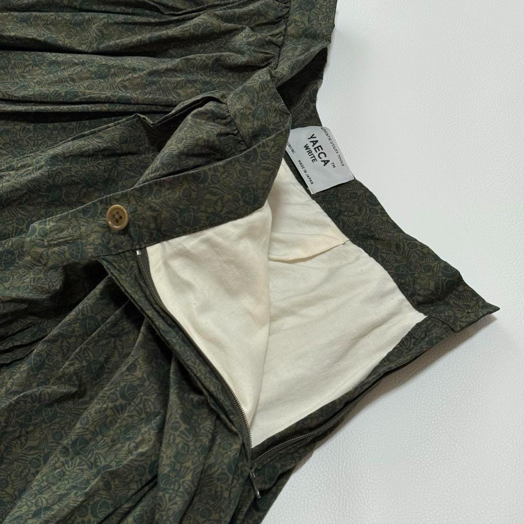 YAECA WRITE ヤエカライトタックキュロット FULL BLOOM