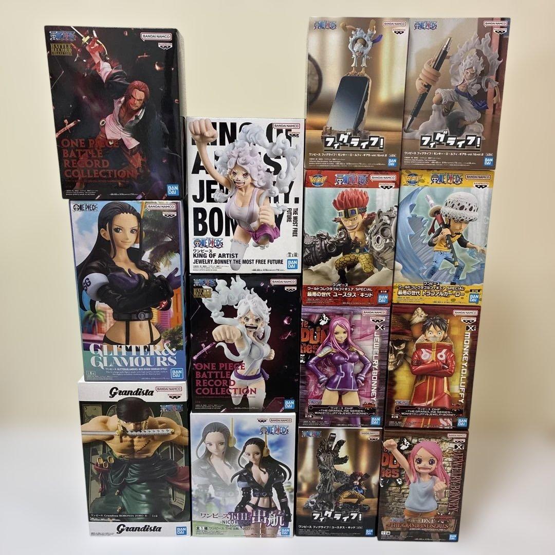 ワンピース フィギュア 14点 まとめ売り ルフィ ボニー シャンクス 他