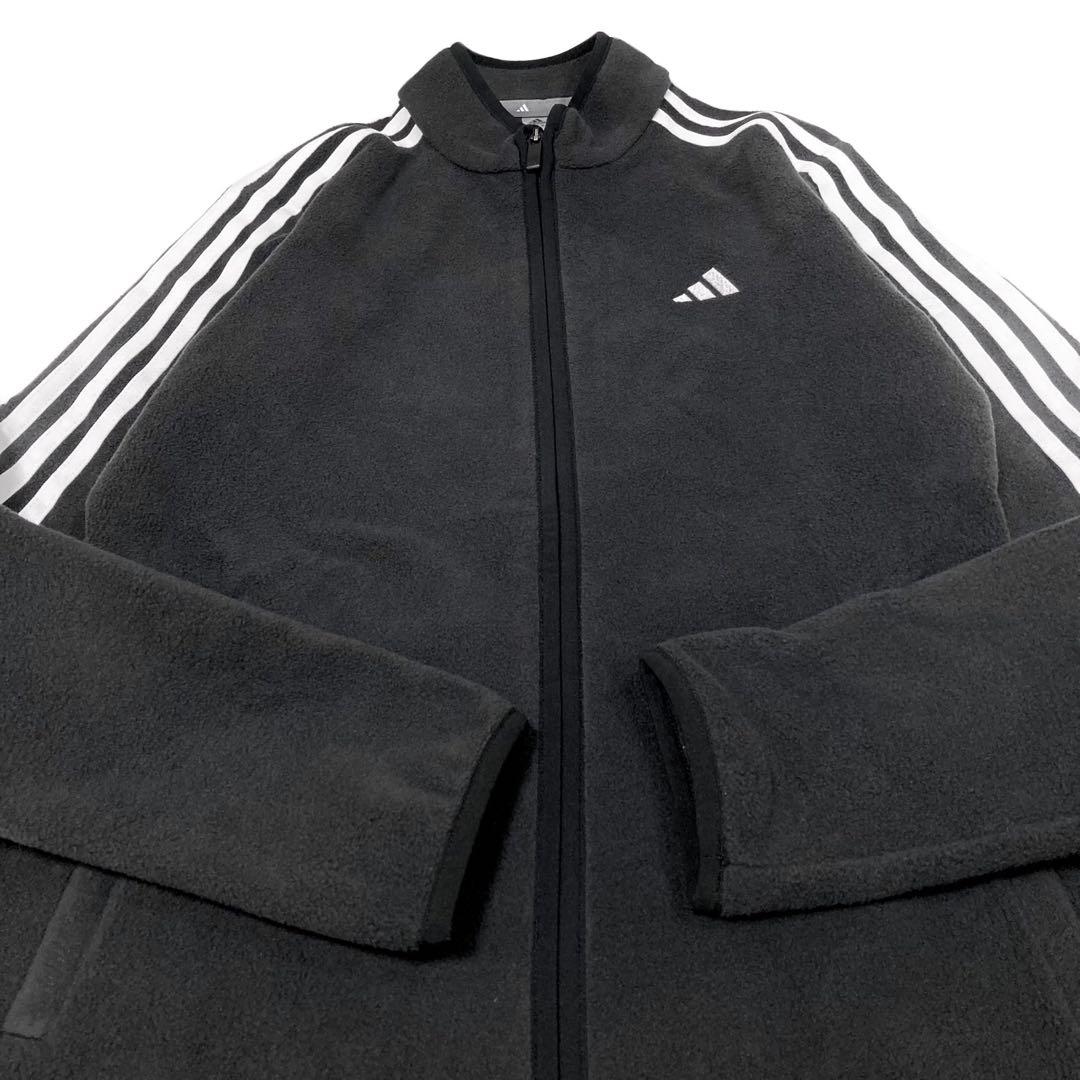 adidas　ゴルフウェア　セットアップ　ミニスカート　ライン　フリース　M