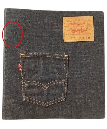 リーバイス501 'e' 8x10バインダー Now! Designs S.F.