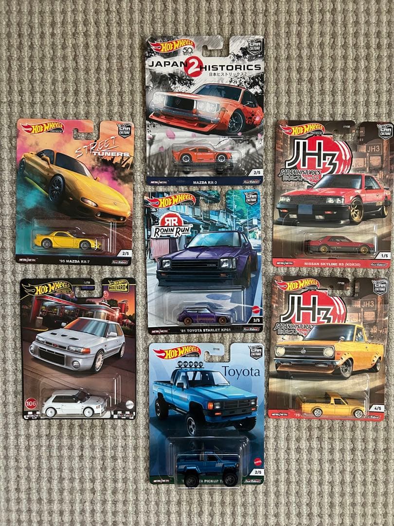 Hot Wheels 日本車 ミニカーセット