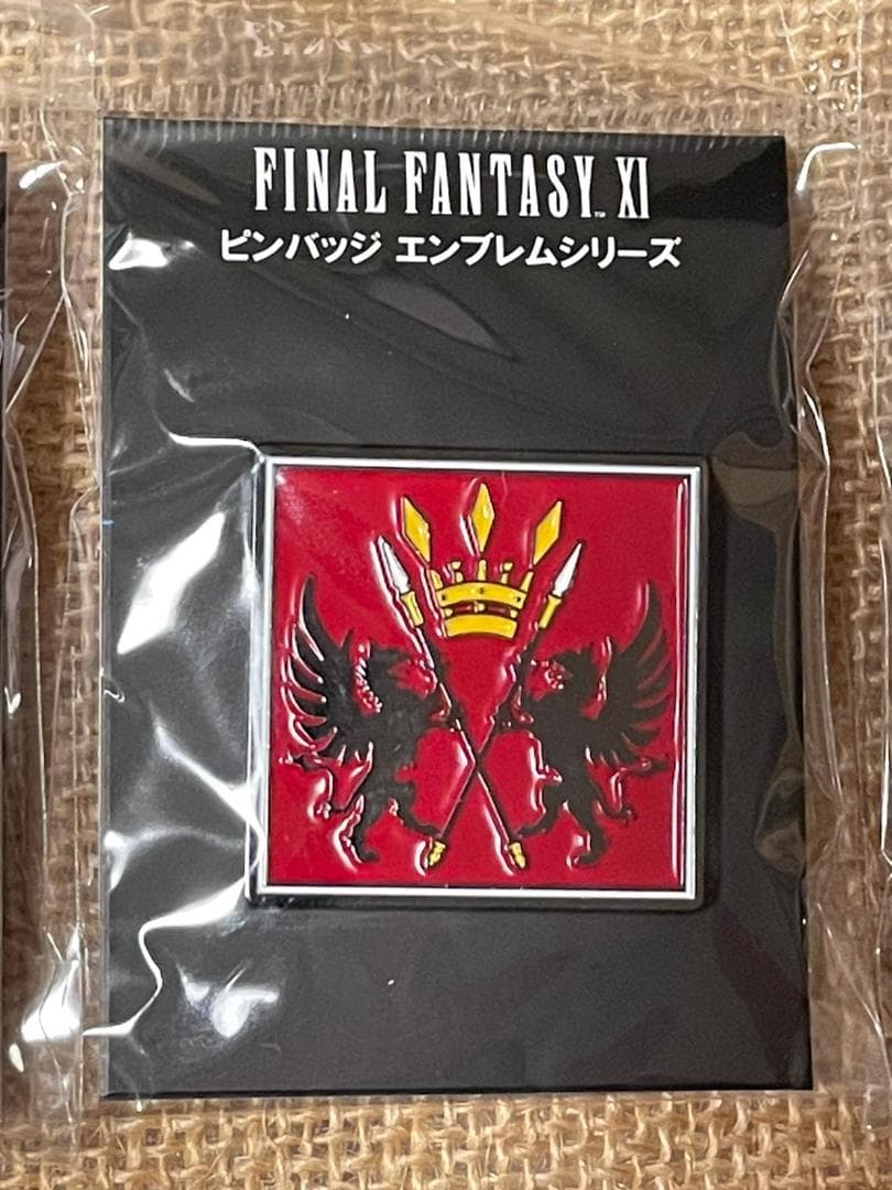 FINALFANTASY XI バストゥーク サンドリア ウィンダス ピンバッジの