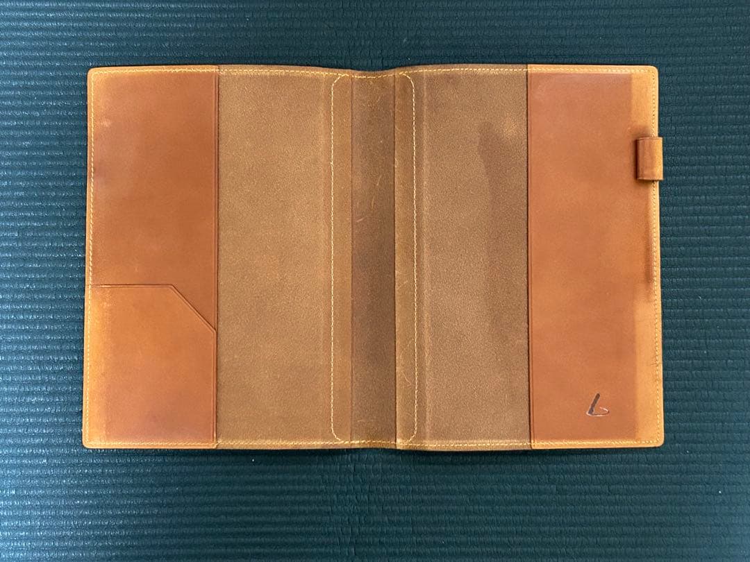 土屋鞄　ナチューラ　B5ノートカバー　ヌメ革