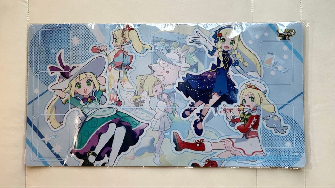 ポケモンマスターズEX プレイマット リーリエ ポケマス×ポケカ 当選書付き