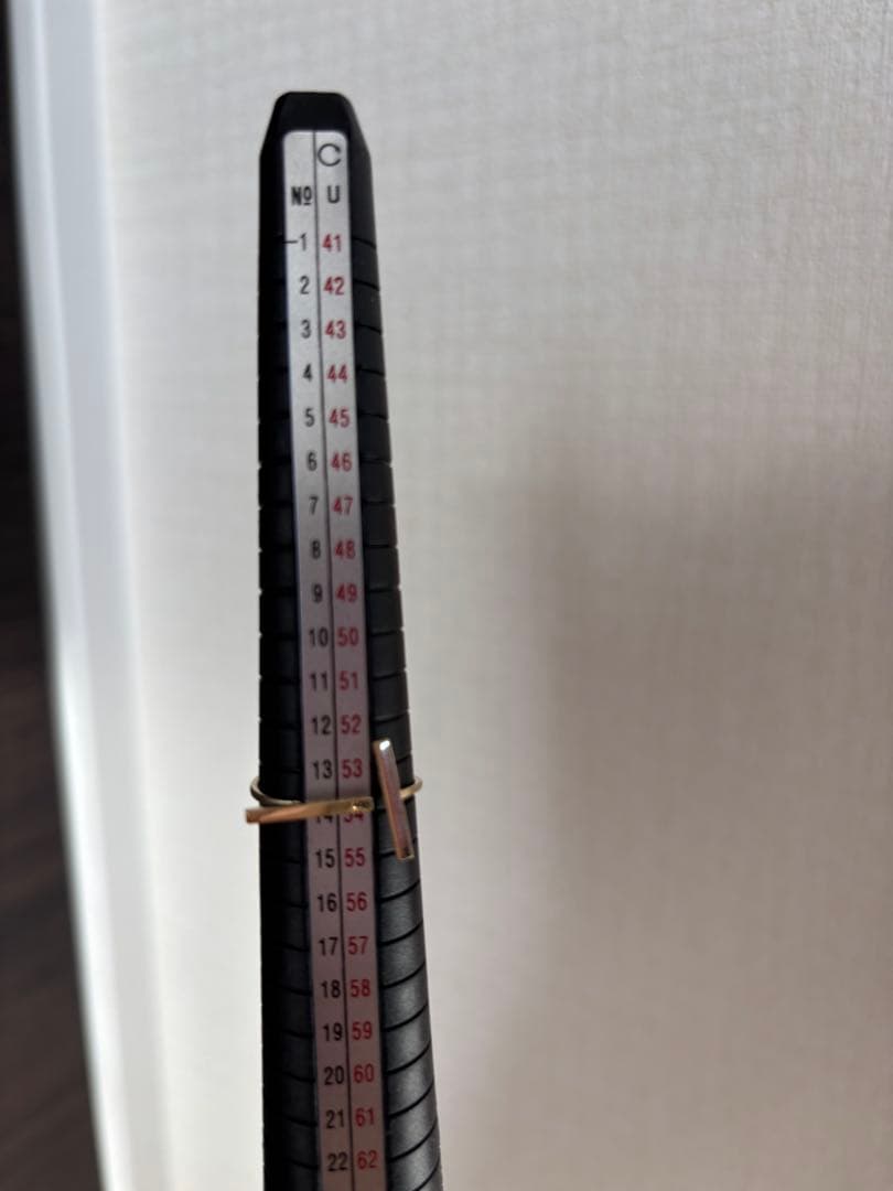 k18YG T型フリーリング