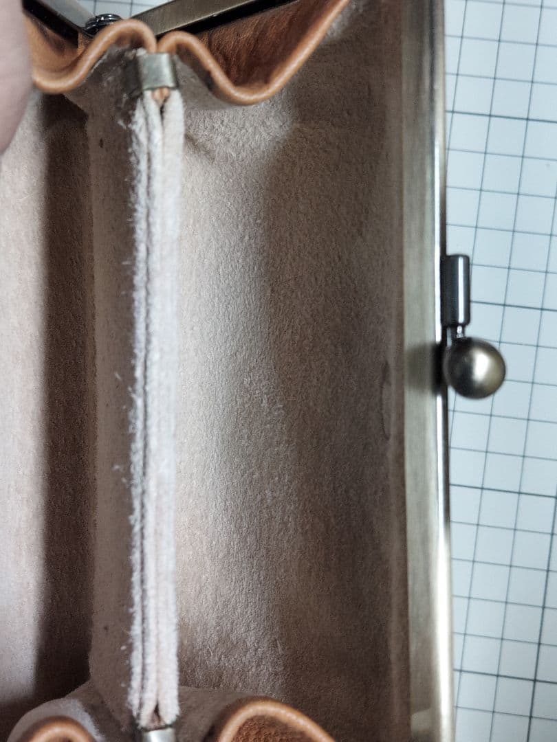 土屋鞄製造所　がま口財布　ブラウン　とてもキレイな状態です