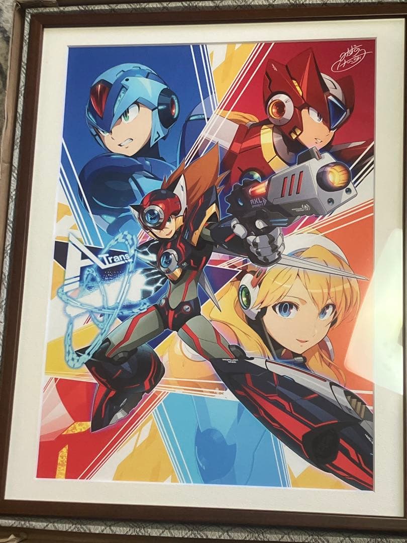ロックマンX 25周年記念 額装グラフィックアート 受注生産品 イー