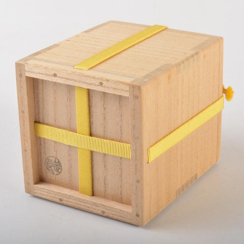 茶道具 笹良造 一閑遠山自画朱書 大棗 紫野 松長剛山書付 共箱 V 6544