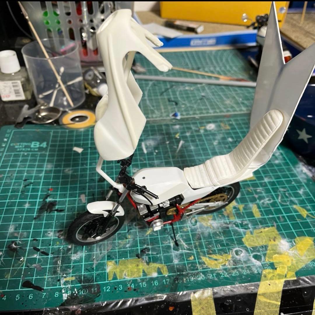 俺のマシン バイク プラモ 1/12 アオシマ CBX400F ジャンク - メルカリ