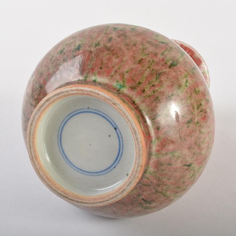 中国 缸豆紅釉 玉壺春瓶 V R7329 - メルカリ